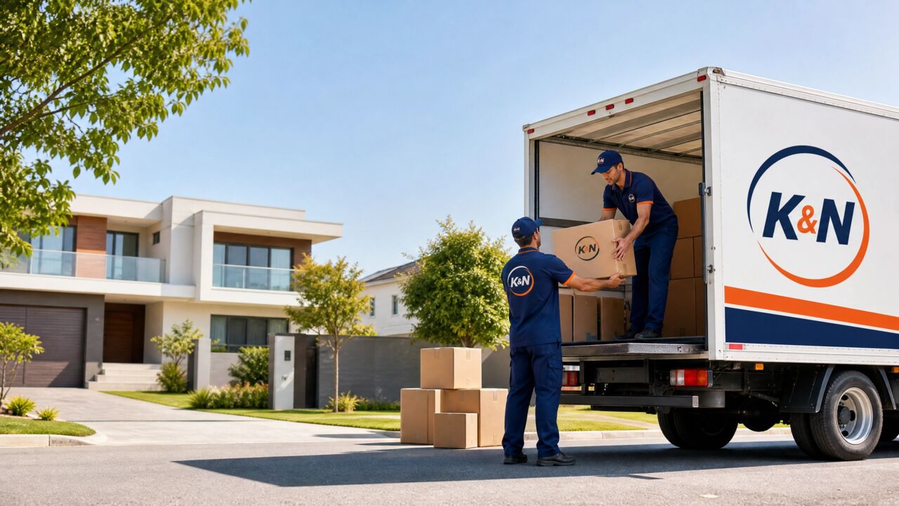 K&N professional movers at work